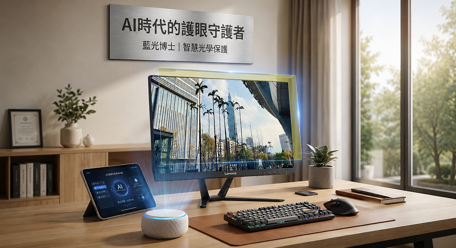 迎戰 AI 時代的高效護眼法則：為什麼你需要「藍光博士保護鏡」？
